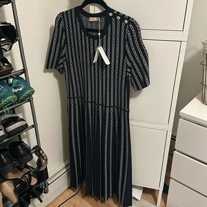 Tory Burch Gemini Link Jacquard Dress